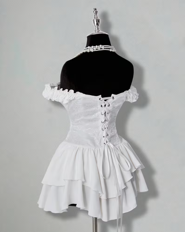 Charlotte Ruffle Mini Dress