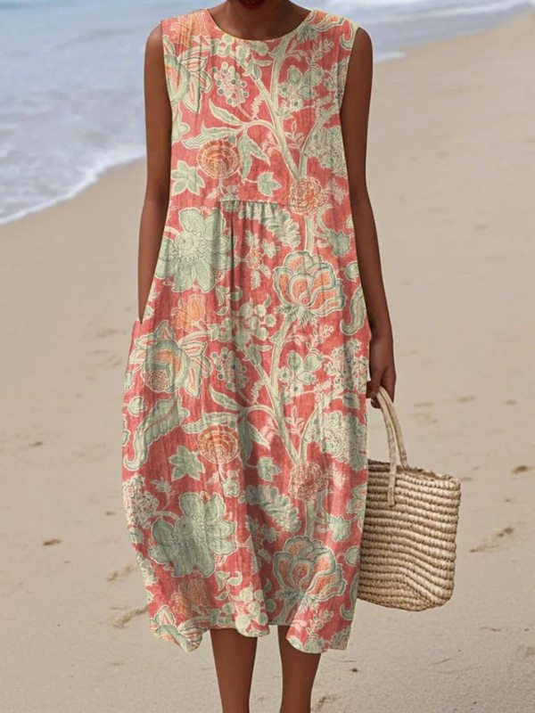 Cleo™ | Floral Midi Dress