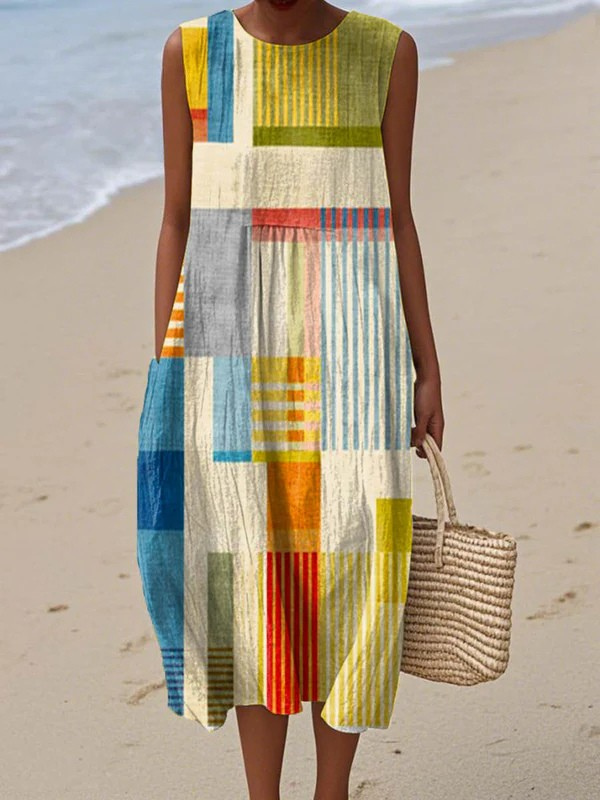 Tilda™ | Geometric Midi Dress