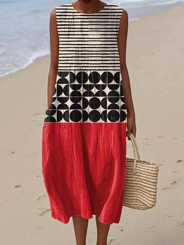 Indie™ | Colorblock Midi Dress