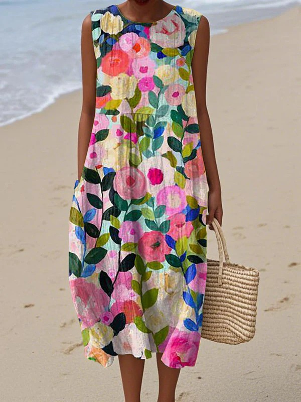 Lola™ | Floral Midi Dress